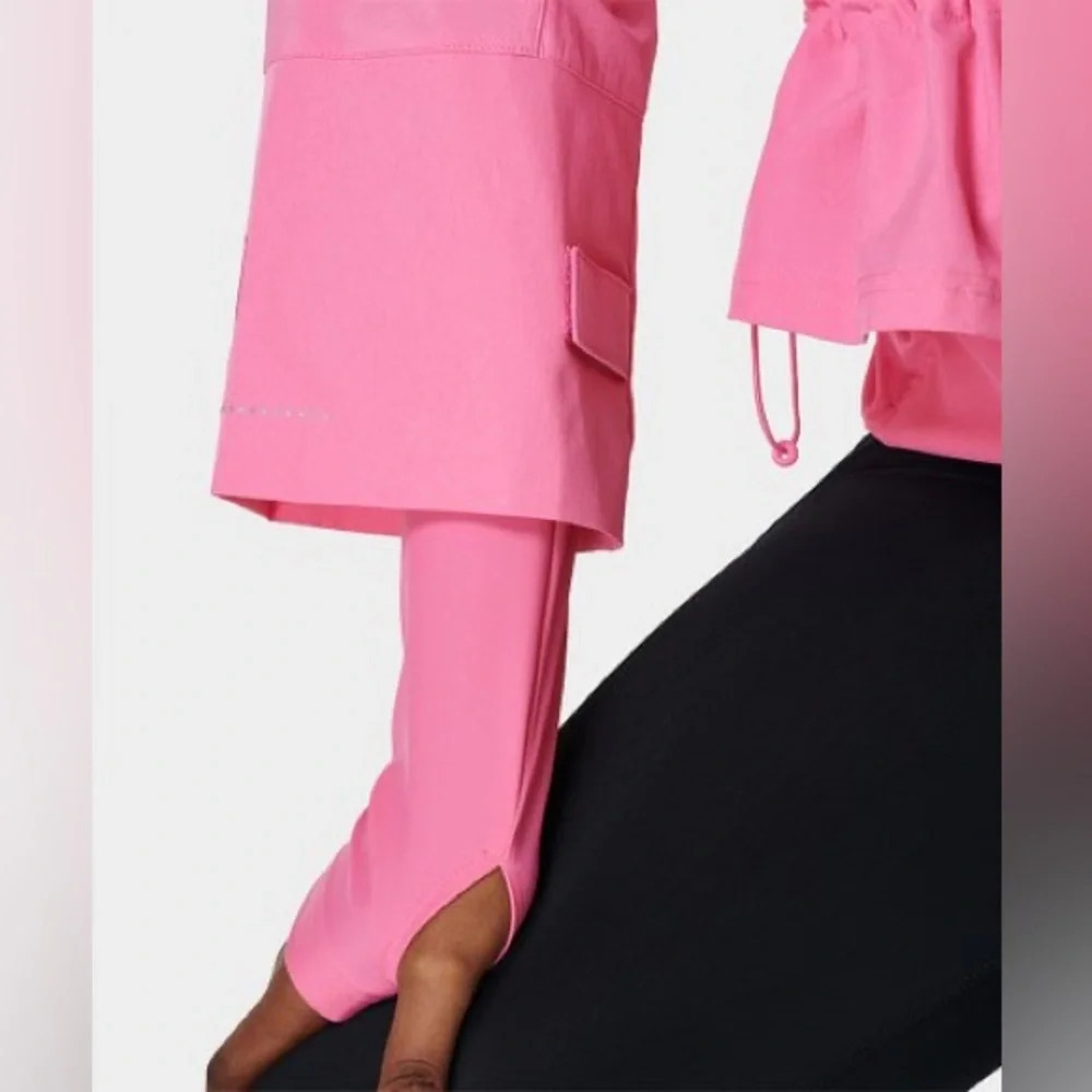 NWT Sweaty Betty Fast Lane Running Jacket Peony Pink Extra Small XS - Picture 15 of 16